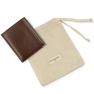 Billetera Will´ Vegan Store: Trifold ID Wallet Castaño