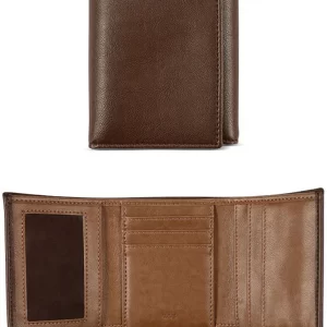 Billetera Will´ Vegan Store: Trifold ID Wallet Castaño