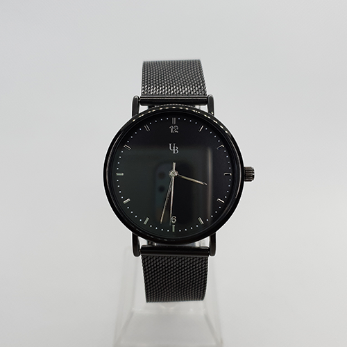 Reloj Vegano Black Steel