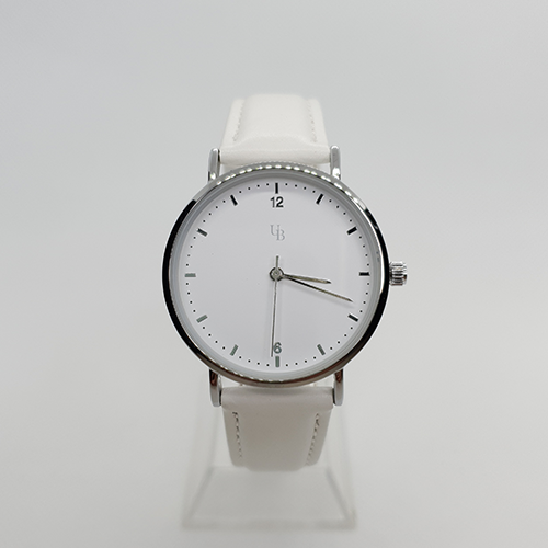 Reloj Vegano Silver & White